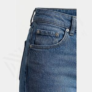 Pantalon en jean unisexe ample et surdimensionné, longueur au sol, style américain, vintage, décontracté pour homme, lavage moyen, pantalon d'été personnalisé - Product Image 5