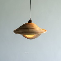 Lustres artisanaux en bambou et suspensions d'éclairage suspendues prix le moins cher lampes d'intérieur