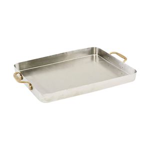 Plateau de service vintage en métal Plateau de forme ronde fait à la main Plateau de service classique élégant en métal fantaisie - Product Image 6