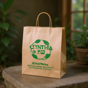 Sacchetto di Carta Riciclata Cynthia, Gadget Ecologici per Scopi Promozionali - Product Image 3