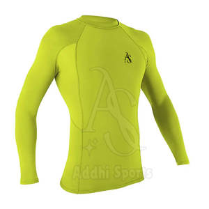 Men's UPF 50 Quick Dry <b>Surf</b> Shirt Breathable Athletic Fit Rash Guard with Custom Branding - Product Image 4