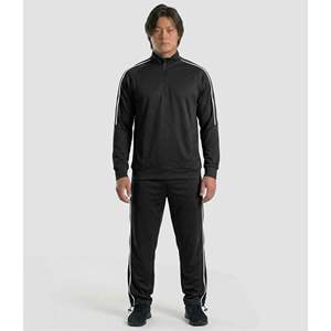 Pantalones Deportivos Striker en Negro, Corte Regular, para la Temporada de Otoño - Product Image 1