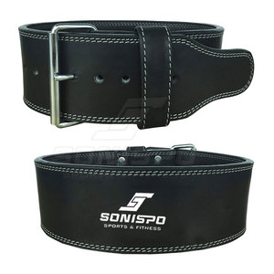SONISPO SSF-531 เข็มขัดยกน้ำหนักหนัง ปรับระดับได้ รองรับหลัง ทนทานต่อการสึกหรอ สำหรับการฝึกความแข็งแรงแบบยูนิเซ็กส์ ฟิตเนส - Product Image 1