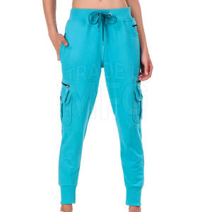 Pantalon avant plat personnalisé de haute qualité pour femmes vêtements d'hiver décontractés avec taille moyenne imprimé Logo de la marque-disponible pour la vente en gros - Product Image 1