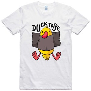 T-shirt drôle imprimé Duck Tape, coupe régulière, 100% coton - Product Image 4