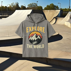 Camiseta de Alta Calidad 100% Algodón, Estilo Clásico Minimalista, Popular al por Mayor, Tendencia, Talla Grande Unisex, Ligera y de Secado Rápido - Product Image 5