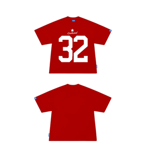 เสื้อยืดโอเวอร์ไซส์ทรงบ็อกซี่สำหรับวัยรุ่น แบบยูนิเซ็กซ์ ผ้าวาฟเฟิล ดีไซน์ปักลาย ระบายอากาศได้ดี ไซส์พลัส เป็นมิตรกับสิ่งแวดล้อม แห้งเร็ว - Product Image 3