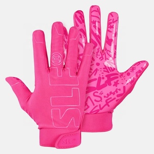 Guantes de agarre profesionales transpirables antideslizantes de silicona para entrenamiento y partidos de fútbol americano, para receptor, portero, actividades al aire libre - Product Image 3