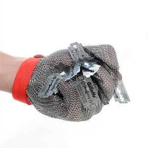 Nuevos guantes de seguridad industrial resistentes a los golpes, 5 guantes, función a prueba de cortes táctiles, ropa industrial protectora - Product Image 5