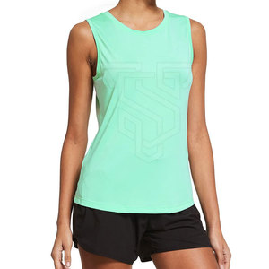 Camiseta sin Mangas para Mujer de Calidad Superior con Logotipo Personalizado, Algodón/Fibra de Bambú, Transpirable, de Secado Rápido, Informal, Fabricada en Fábrica, Último Diseño, Popular - Product Image 1