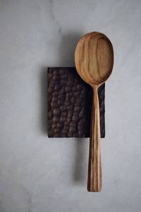 SCRATCH Natural Teak or Acacia Wooden <b>Kitchen</b> <b>Utensils</b> Set with Spoons Rest Includes Cooking Spoons and <b>Utensils</b> <b>Holder</b> - Product Image 3