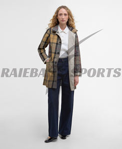 Chaquetas de Alta Calidad 2026, Chaqueta de Moda Personalizada a Cuadros Reversible para Hombre y Mujer, Abrigo Largo Tipo Gabardina - Product Image 2