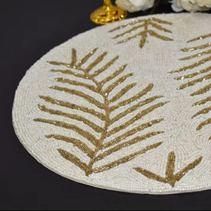 Manteles Individuales con Cuentas a Precio Competitivo, Hechos a Mano en India - Product Image 1