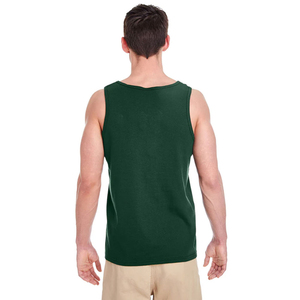 Camiseta sin Mangas para Hombre, Verde Oscuro, Algodón, para Venta al por Mayor, Logotipo Personalizado, 100% Algodón, Camisetas sin Mangas de 220 g/m², Camisetas para Hombre - Product Image 4