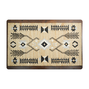 Tapis de jute rond tissé à la main authentique d'Inde Tapis d'extérieur de beauté durable Artisanat authentique - Product Image 1