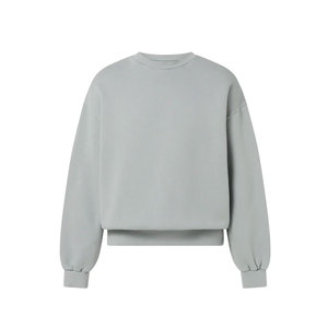 <b>Spring</b> New Arrival High Quality Cotton French Terry Crew Neck Men Sweatshirts Hot <b>Sale</b> Solid Color Sweatshirt for men - Product Image 1