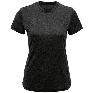 Camiseta de Cuello Redondo para Mujer, Diseño Personalizado, Manga Corta, Color Sólido, Económica, Fabricante de Camisetas para Mujer - Product Image 1