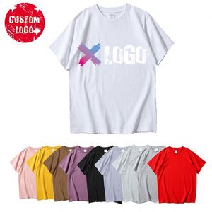 Camiseta de hombre de gran tamaño personalizada directa de fábrica Logo liso 160GSM Camiseta de algodón de talla grande Pedidos al por mayor a granel de alta calidad - Product Image 1