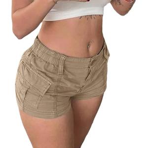 High Quality Women's Stretch Denim <b>Shorts</b> Summer Women's High Street Casual <b>Sexy</b> Elastic Waist Trendy <b>Shorts</b> - Product Image 4