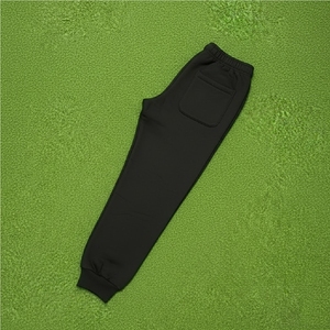 OEM Custom Logo Contrast Colors Men's Unisex Oversized Cotton Fleece Tracksuits Plus Size Stacked Pants Hoodie Winter Sweatsuit - Product Image 5