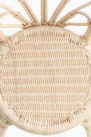 Chaise en rotin pour enfants, chaise en osier tissée à la main, mobilier bohème pour la chambre d'enfant, siège pour tout-petits, rotin naturel, décoration de chambre d'enfant