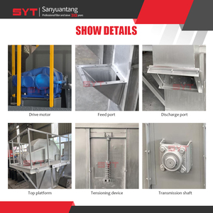 Dikey kaldırma cihazı üreticisi eğimli konveyör kova asansörü fiyat - Product Image 2