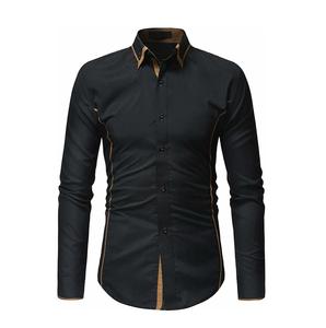 Camisa de Vestir para Hombre, Diseño Transpirable, Precio de Fábrica, Alta Calidad, Algodón y Fibra de Bambú, Lisa, Manga Larga - Product Image 4