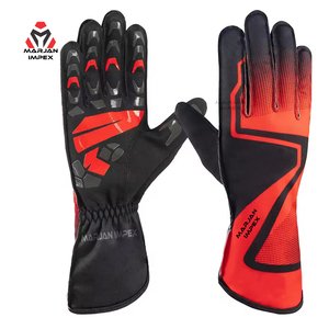 Guantes de Carreras de Karts Unisex para Adultos, Transpirables para Verano e Invierno, 100% Poliéster, Guantes de Motociclismo, Tallas S-XXL - Product Image 1