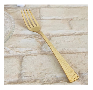 Fourchette en laiton cuillère couverts en laiton fourchette produit exigeant personnalisé créatif réutilisable excellente qualité - Product Image 6