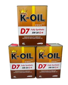 K-Oil D7 Diesel 10W40 CI-4 Fully-Synthetic high viscosity index and factory price use for construction vehicles Vietnam