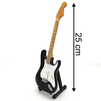 GUITARE MINIATURE EXCLUSIVE 10 POUCES SÉRIE STRATOCASTER - DÉCORATION PÂTELINE, DÉPÔLITEMENT, HALLOWEEN, MAISON
