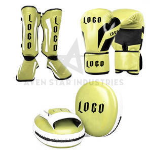 Juego de Equipo de Boxeo Profesional hecho a medida, juego de combate ganador de 3 uds con colores personalizados, Material de cuero PU, características elásticas - Product Image 3