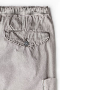 Pantalon Cargo personnalisé à la mode pour hommes, coupe ample, jambe droite, plusieurs poches, lavage moyen, tenue de plein air décontracté, style baggy - Product Image 6