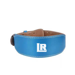 Cinturón de levantamiento de pesas Unisex antideslizante ligero de cuero de vaca hecho a mano en Pakistán - Product Image 1