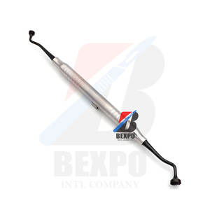 Instrument dentaire manuel en acier de 3.0/4.0mm pour compactage d'implant osseux revêtement demi-noir - Product Image 2