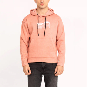 Jersey de gran tamaño para hombre Sudaderas con capucha de peso pesado Logotipo personalizado 100% Algodón French Terry Sudaderas con capucha con hombro caído - Product Image 2