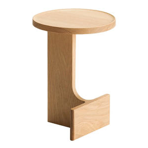 Mesa baja redonda moderna para café, té, cena para sala de estar o dormitorio, muebles elegantes - Product Image 1