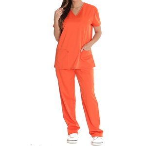 Ensemble de gommages d'allaitement personnalisés Vêtements de travail médicaux de haute qualité uniformes OEM vente en gros uniformes d'allaitement professionnels gommages médicaux - Product Image 1