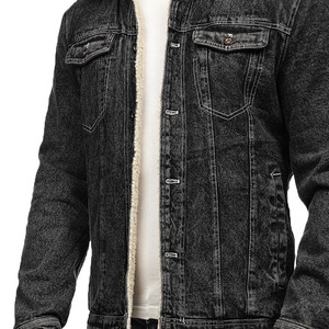 Men's <b>Denim</b> <b>Jackets</b> <b>Custom</b> Made Factory Rate Adjustable Wholesale Top Style Latest Best Fashion Stand Collar for Winter - Product Image 6