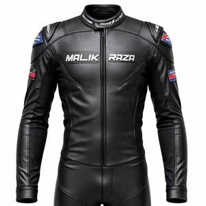 Traje de moto de cuero de grano completo de 2 piezas Premium OEM/ODM-Uso en pista/calle, protección de nivel 2, MOQ bajo disponible - Product Image 3