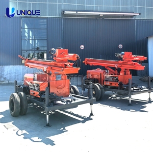 Fabricant de mini-foreuses à eau de 150 m, machine de forage de puits d'eau portable montée sur pneus à vendre - Product Image 3