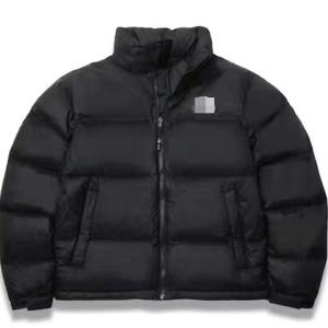 High Street Winter Style Puffer Chaquetas Elegante Stand Collar Lona de alta calidad Personalizado Full Printed Colors Puffer Jacket - Product Image 1