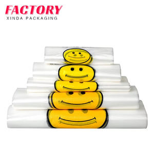 Großhandel transparente biologisch abbaubare PE T-Shirt Tasche Reiß verschluss Supermarkt Shopping Verpackung für Flüssigkeiten Kondome umwelt freundlich - Product Image 1