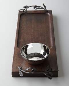 Plateau décoratif Prima Ballerina Plateau de service élégant en métal avec design inspiré du ballet pour la maison et les cadeaux - Product Image 2