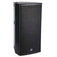 Enceinte DJ Professionnelle DBK 3 Voies Large Bande 15 Pouces, Haut-Parleur Audio pour Système PA de Gare, École, Concert et Église