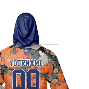 Sudadera con Capucha Personalizada con Logotipo para Hombre, Impresión por Sublimación Completa, Sudadera con Capucha Extra Grande de Alta Calidad - Product Image 4