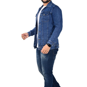 Nouvelle arrivée Vestes en jean pour hommes Personnalisé OEM Meilleures ventes Dernière conception Veste en jean tendance - Product Image 5