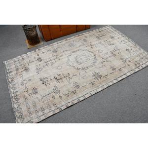 พรมวินเทจสไตล์ตุรกี ขนาด 3.9x7.2 ฟุต สีขาวดำลายพราง - Product Image 2