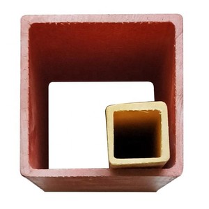 Sợi thủy tinh FRP Ống Vuông cho nền tảng & khung để bán-Ống Vuông sợi thủy tinh cường độ cao với giá tốt nhất - Product Image 1