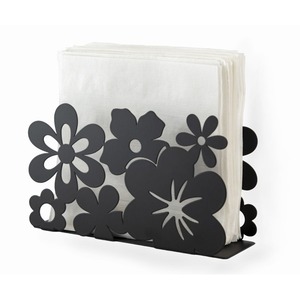 Porte-serviettes en métal gravé classique de luxe Boîte de rangement décorative écologique au design moderne pour la cuisine domestique et le restaurant - Product Image 1